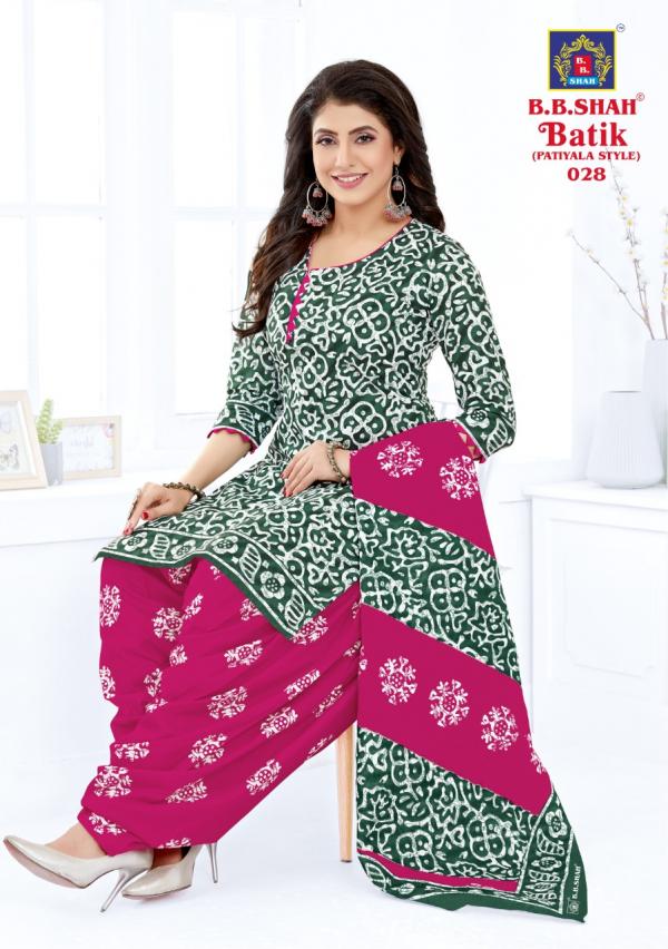 B.B Shah Batik Vol-1Cotton Designer Exclusive Ready made suit